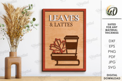 Fall Wall Signs Bundle Laser Cut. Autumn Wall Decors SVG Product Image 9