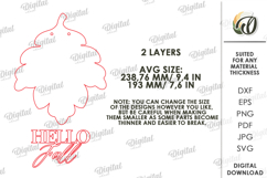 Fall Wall Sign Laser Cut. Door Sign. Hello Fall SVG Product Image 2