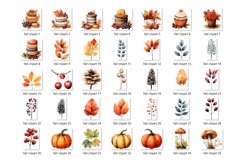 Fall Watercolor Clipart