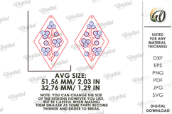 Fall Wooden Earrings Laser Cut. Fall Earrings SVG Product Image 2
