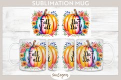 Fall Y&#039;all Pumpkin v3 Mug Wrap Sublimation Product Image 1