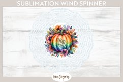 Fall Y'all Pumpkin v5 Wind Spinner Sublimation Product Image 1