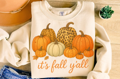 It&#039;s Fall Y&#039;all Png, Pumpkins PNG, Fall PNG, Autumn PNG Product Image 4