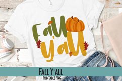 Fall Y'all Sublimation PNG Product Image 1