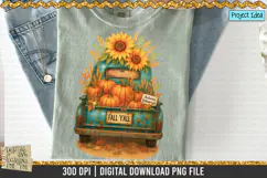 Fall Y’all vintage Truck is a professional design that is available at 300dpi PNG to use for Sublimation, iron-on transfer, DTG Printing and normal printing.