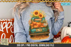 Fall Y’all vintage Truck is a professional design that is available at 300dpi PNG to use for Sublimation, iron-on transfer, DTG Printing and normal printing.