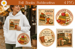 Pumpkin Spice Pages | Fall Reading Sublimation Product Image 1