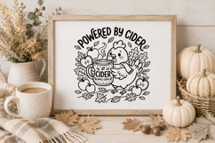 Cozy Farm Chicken SVG | Autumn Hen Cut File Product Image 1