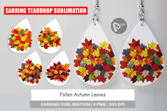 Earring Autumn Leaves Product Image 1