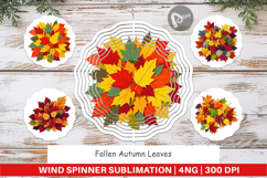 Wind Spinner Autumn Leaves Product Image 1