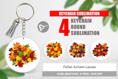 Keychain Autumn Leaves Product Image 1