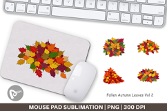 Mouse Pad Autumn Leaves Product Image 1