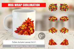 Mug Wrap Autumn Leaves Product Image 1