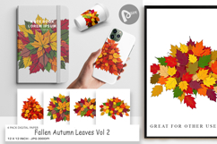 Digital Paper Autumn Leaves Product Image 1