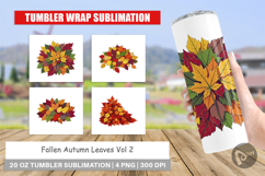 Tumbler Autumn Leaves Product Image 1