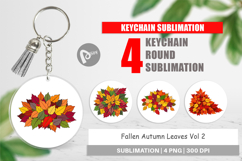 Keychain Autumn Leaves Product Image 1