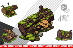 Fallen Log Clipart Product Image 1