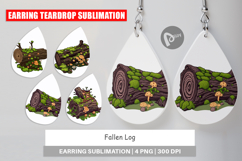 Earring Fallen Log Product Image 1