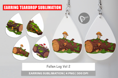 Earring Fallen Log Product Image 1