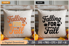 Falling For Fall SVG File | Fall SVG | Autumn SVG Product Image 3