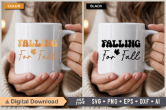 Falling For Fall SVG File | Fall Retro SVG Product Image 4