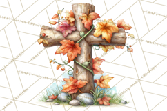 Christian Fall Clipart, Religious Faith PNG Product Image 5