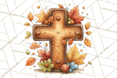 Christian Fall Clipart, Religious Faith PNG Product Image 5