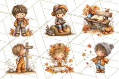 Christian Fall Clipart, Religious Faith PNG Product Image 5