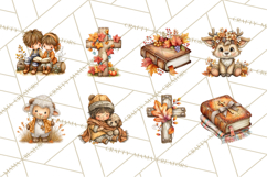 Christian Fall Clipart, Religious Faith PNG Product Image 4