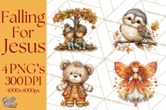 Christian Fall Clipart, Religious Faith PNG Product Image 1