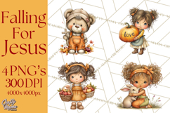 Christian Fall Clipart, Religious Faith PNG Product Image 1