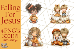 Christian Fall Clipart, Religious Faith PNG Product Image 1