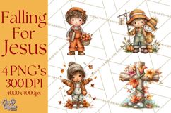 Christian Fall Clipart, Religious Faith PNG Product Image 1