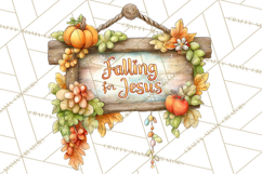Christian Fall Clipart, Religious Faith PNG Product Image 4
