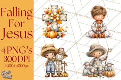 Christian Fall Clipart, Religious Faith PNG Product Image 1