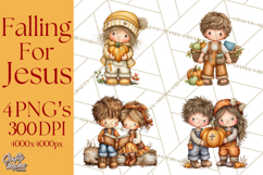 Christian Fall Clipart, Religious Faith PNG Product Image 1
