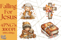 Christian Fall Clipart, Religious Faith PNG Product Image 1