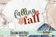 Falling into Fall Watercolor Sublimation PNG Product Image 1