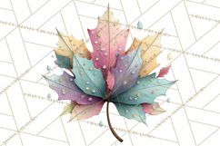 Falling Leaves Clipart PNG Autumn Clip Art, Fall Clipart Png Product Image 2