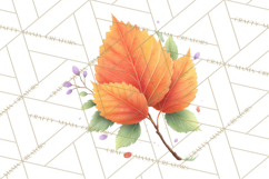 Falling Leaves Clipart PNG Autumn Clip Art, Fall Clipart Png Product Image 2