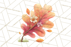 Falling Leaves Clipart PNG Autumn Clip Art, Fall Clipart Png Product Image 4