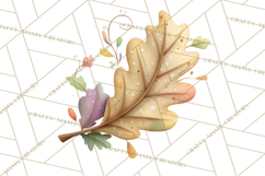 Falling Leaves Clipart PNG Autumn Clip Art, Fall Clipart Png Product Image 5