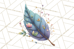 Falling Leaves Clipart PNG Autumn Clip Art, Fall Clipart Png Product Image 4