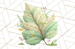 Falling Leaves Clipart PNG Autumn Clip Art, Fall Clipart Png Product Image 2