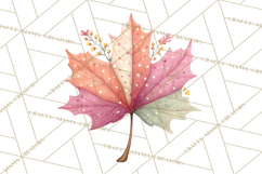 Falling Leaves Clipart PNG Autumn Clip Art, Fall Clipart Png Product Image 5