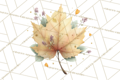 Falling Leaves Clipart PNG Autumn Clip Art, Fall Clipart Png Product Image 3