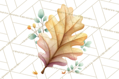 Falling Leaves Clipart PNG Autumn Clip Art, Fall Clipart Png Product Image 4