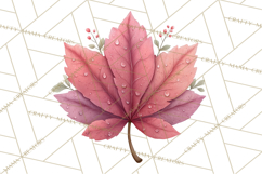 Falling Leaves Clipart PNG Autumn Clip Art, Fall Clipart Png Product Image 3
