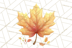 Falling Leaves Clipart PNG Autumn Clip Art, Fall Clipart Png Product Image 4
