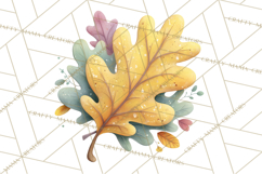 Falling Leaves Clipart PNG Autumn Clip Art, Fall Clipart Png Product Image 5